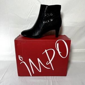Women black booties by Impo